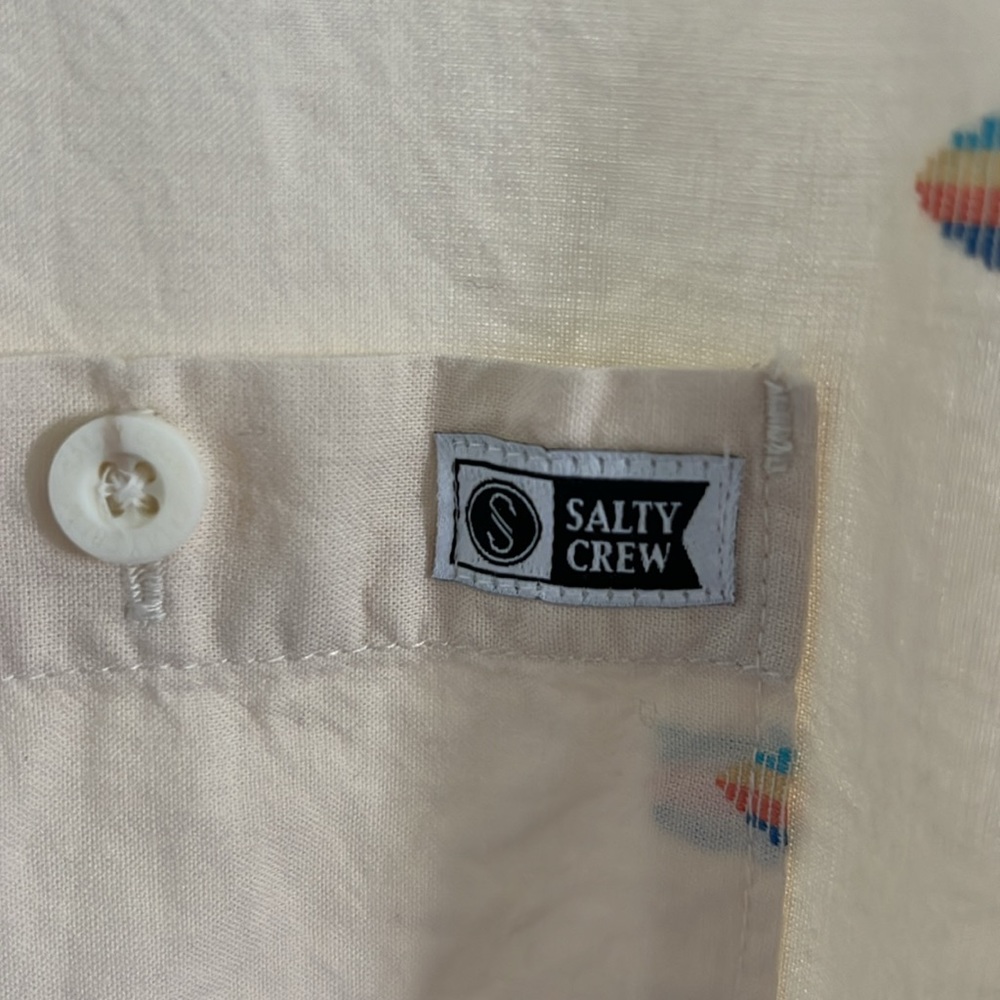 Salty Crew Tight Lines short sleeve shirt XXL - Picture 4 of 8